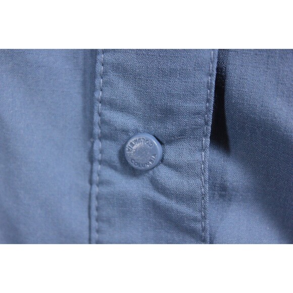 Columbia PFG Shirt Womens Omni Shade Vented Fishing Shirt Snap Up Blue Sz Small - Picture 10 of 12